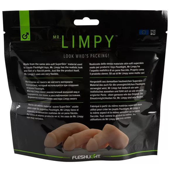 Fleshlight - Mr. Limpy - suur elutruu dildo (naturaalne)