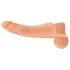 Nature Skin - 2in1 tupe ja peenisemansett - 23cm (naturaalne)