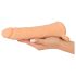 Nature Skin - 2in1 tupe ja peenisemansett - 23cm (naturaalne)