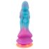 Beasty Cocks - tulnukasilikoon dildooman (sinine-oranž)