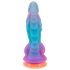 Beasty Cocks - tulnukasilikoon dildooman (sinine-oranž)