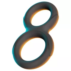 Erecto - topelt peenisekõru - must