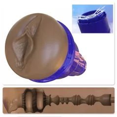   Fleshlight Boost Bang - masturbaator realistliku tupega - pruun