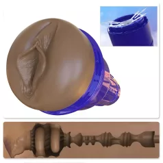   Fleshlight Boost Bang - masturbaator realistliku tupega - pruun