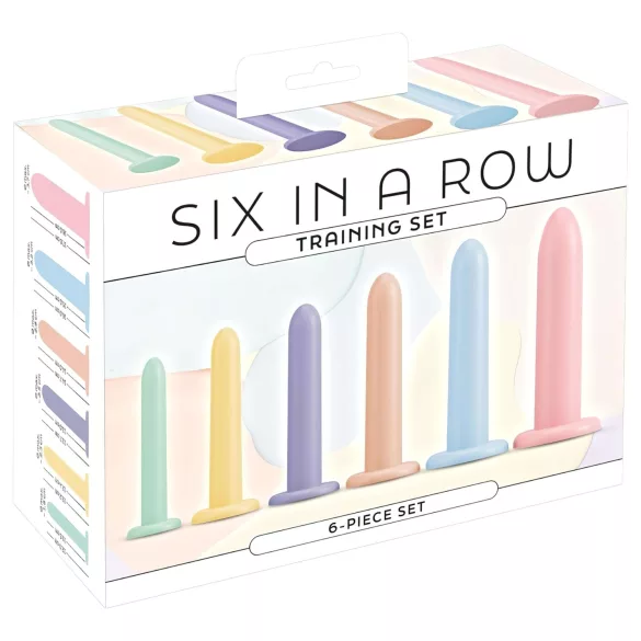 You2Toys - Six in a Row - dildotreeneri komplekt - 6 tk (värviline)