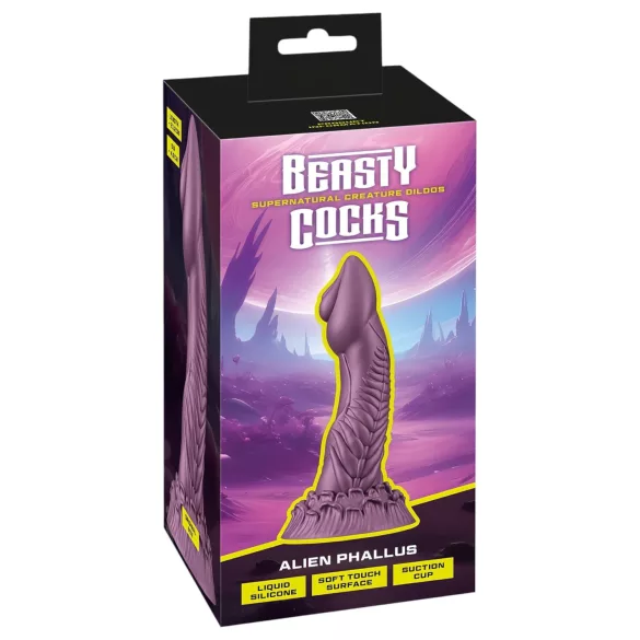 Beasty Cocks - dildo - tulnuka peenis - lilla