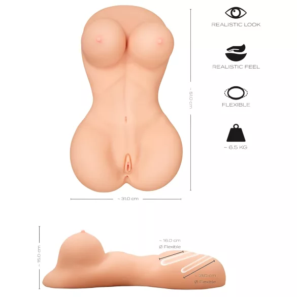 Realistixxx - naise torso masturbaator - realistlik