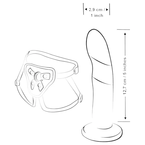 ROMP Piccolo - pegging komplekt - must-sinine