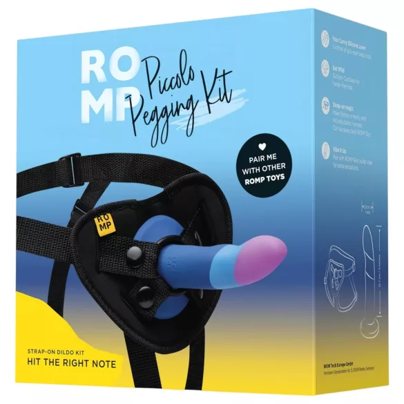 ROMP Piccolo - pegging komplekt - must-sinine