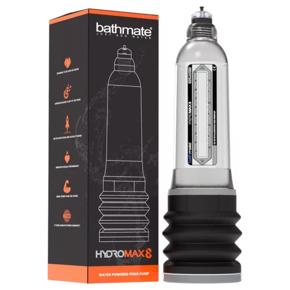 Bathmate Hydromax8 - hüdropump (läbipaistev)