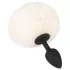 You2Toys - anaalpistik jänesesabaga - must