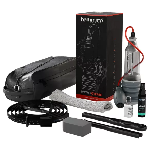 Bathmate HydroXtreme 8 - hüdropumba komplekt (läbipaistev)