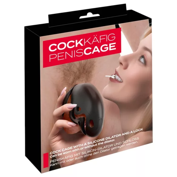 You2Toys - peenisekate peenisplugiga - must