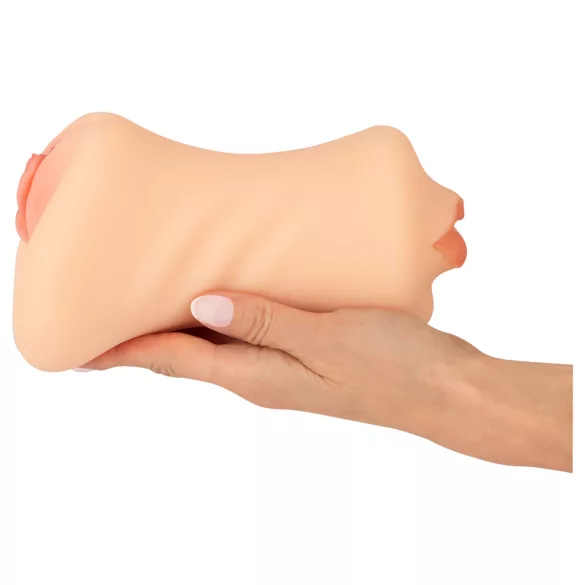 Nature Skin - tuppe ja suu masturbaator (naturaalne)