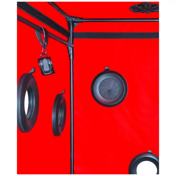 Secretdome - BDSM sekskabiin avadega (must)