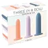 You2Toys - Three in a Row - dildotreeningu komplekt - 3 tk (värviline)