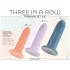 You2Toys - Three in a Row - dildotreeningu komplekt - 3 tk (värviline)