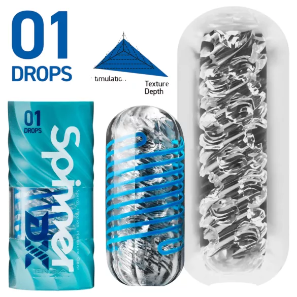 TENGA Spinner DX - masturbaator (läbipaistev)