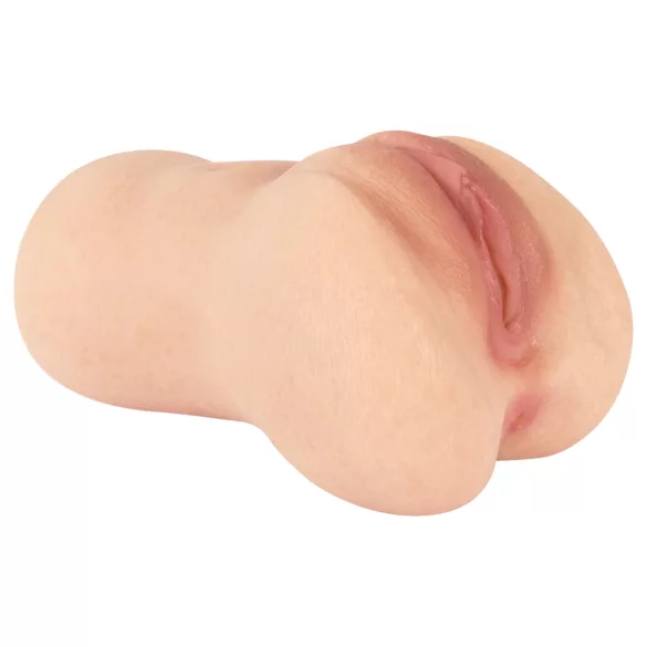 Realistixxx Real Stroker - elutru vagina ja anaalmasturbaator (nahatooniline)