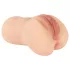 Realistixxx Real Stroker - elutru vagina ja anaalmasturbaator (nahatooniline)