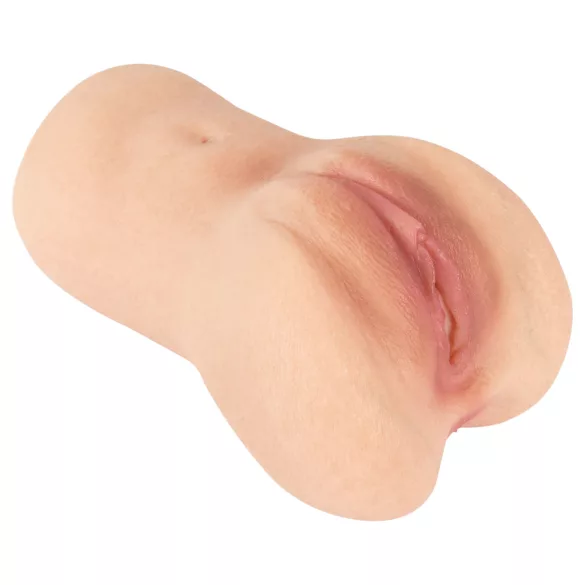 Realistixxx Real Stroker - elutru vagina ja anaalmasturbaator (nahatooniline)