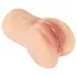 Realistixxx Real Stroker - elutru vagina ja anaalmasturbaator (nahatooniline)