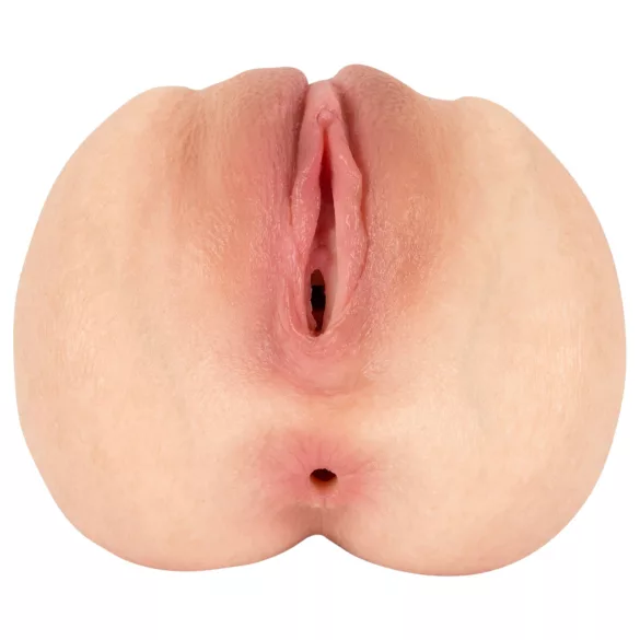 Realistixxx Real Stroker - elutru vagina ja anaalmasturbaator (nahatooniline)