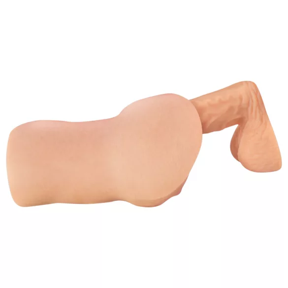 Realistixxx Real Stroker - elutru vagina ja anaalmasturbaator (nahatooniline)