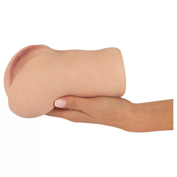 Realistixxx Real Stroker - elutru vagina ja anaalmasturbaator (nahatooniline)