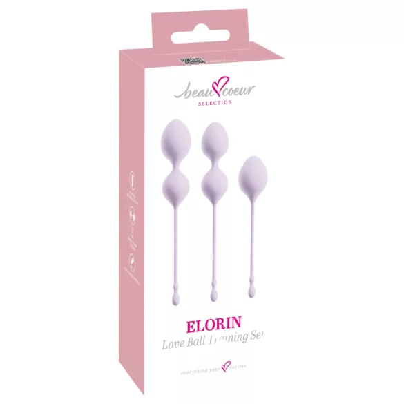 Beau Coeur Elorin - geishakuuli treeningkomplekt - 3-osaline - lilla