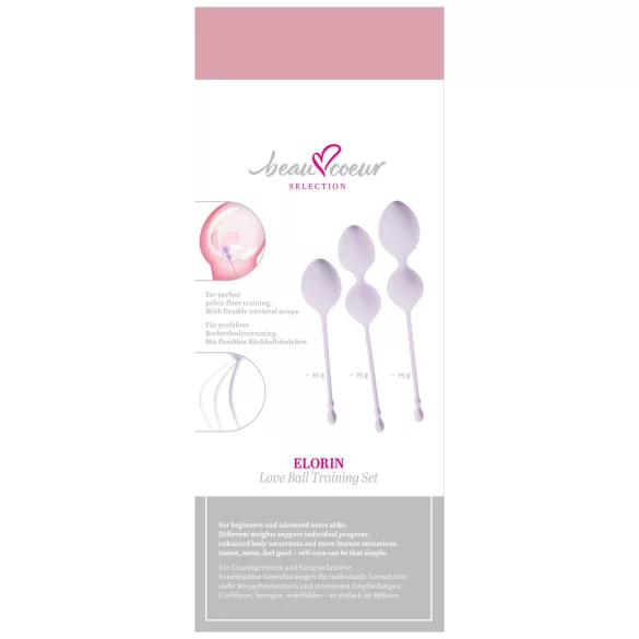 Beau Coeur Elorin - geishakuuli treeningkomplekt - 3-osaline - lilla