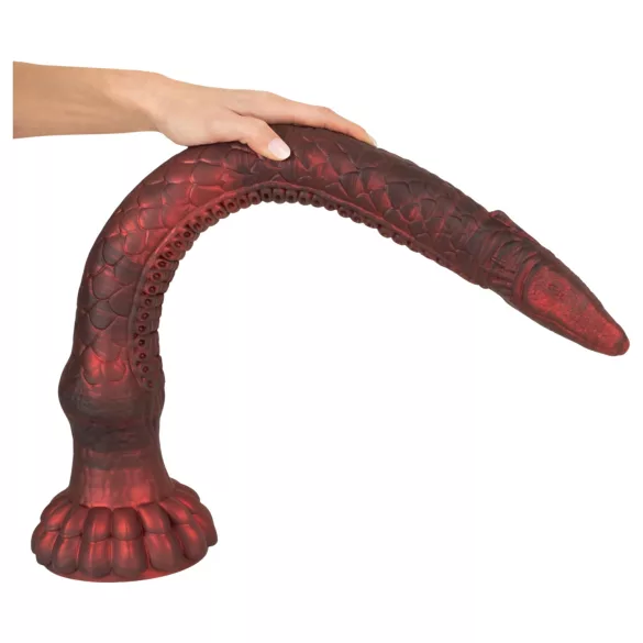 Beasty Cocks Hiiglaslik angerjas dildó (punane)