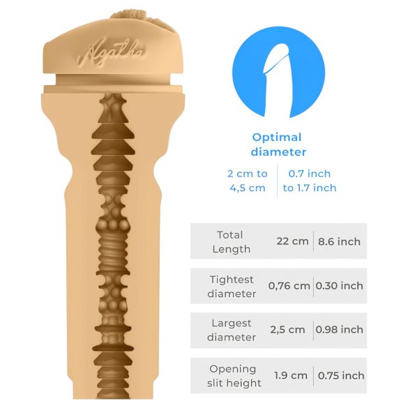 Kiiroo Agatha Vega - masturbaator - PowerBlow ühilduv - naturaalne