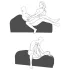 Liberator Aria Flip Chaise - muudetav tantra diivanmõõbel - 3-osaline (must)