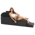 Liberator Aria Flip Chaise - muudetav tantra diivanmõõbel - 3-osaline (must)
