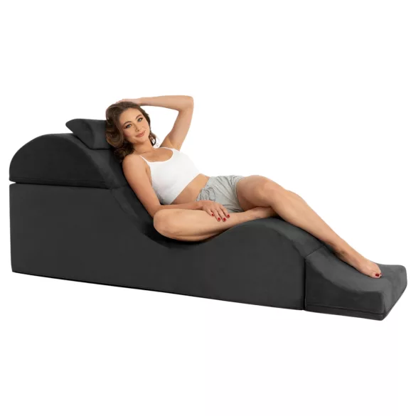 Liberator Aria Flip Chaise - muudetav tantra diivanmõõbel - 3-osaline (must)