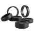 You2Toys - peenise- ja munandiringide komplekt (must) - 6 tk