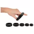 You2Toys - peenise- ja munandiringide komplekt (must) - 6 tk