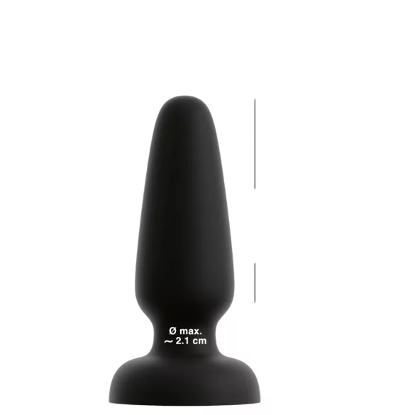 Black Velvets - iminapaga silikoonist anaalpunn (must) - M