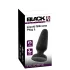 Black Velvets - iminapaga silikoonist anaaltapp (must) - L