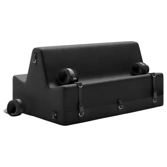 Liberator - seksipadi käeraudadega (must)