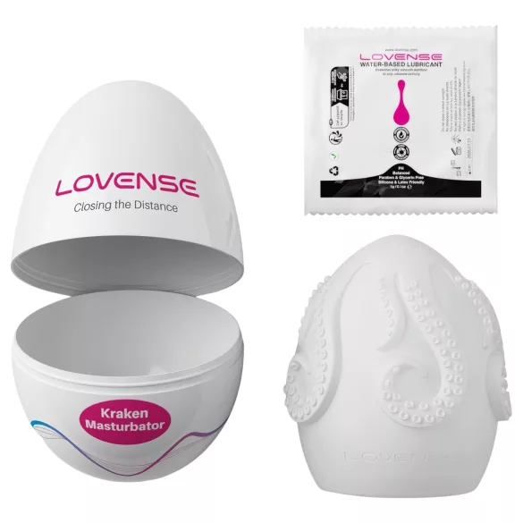 LOVENSE Kraken - masturbeerimismuna - 1 tk (valge)