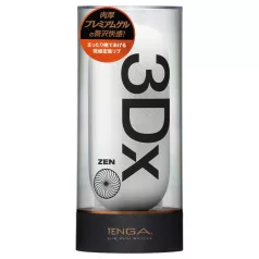 TENGA 3Dx Zen - 3D mustriga masturbaator (valge)