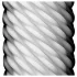 TENGA 3Dx Flow - lainelise mustriga masturbaator (valge)