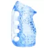 Fleshlight Fleshskins Grip Blue Ice - mõlemast otsast avatud masturbaator (sinine)