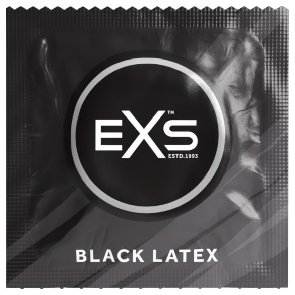 EXS Black - must latekskondoomid (12 tk)