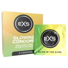 EXS Glow - helendav kondoom - 3 tk