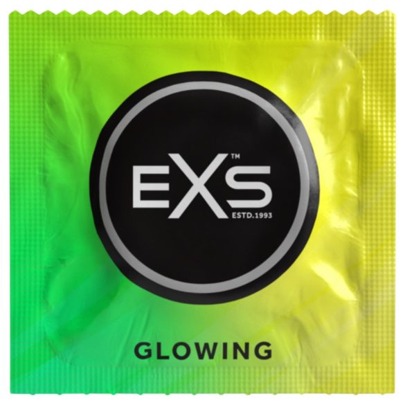 EXS Glow - helendav kondoom - 3 tk