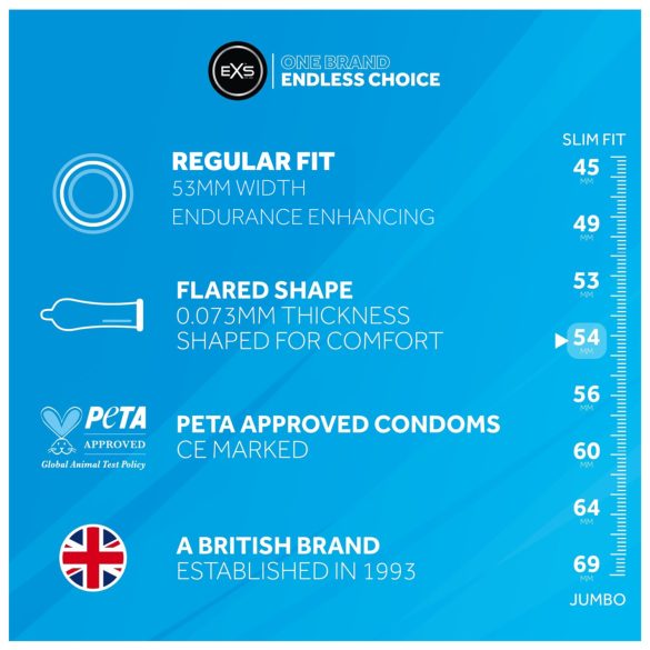 EXS - viivitusega latekskondoomid - 12 tk
