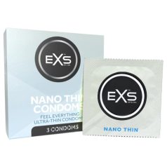 EXS Nano Thin - eriti õhuke kondoom - 3 tk
